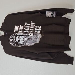 🤎 Duck Dynasty “I Don’t Give a Hoot Face” Hoodie XL